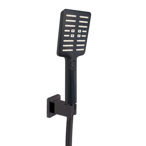 Minikit douchette 1 jet plaza pvd noir mat