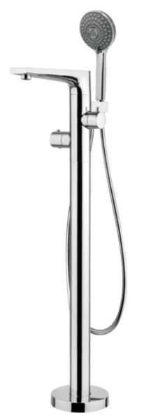 Colonne b/d thermostatique ilôt par le sol ruby chrome