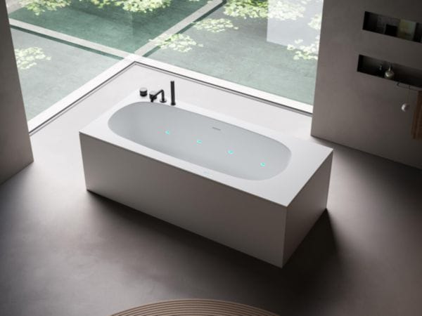 REEF 1900x900 STRUCT. PORTANTE WHIRLP. INVISIBLE 8 JETS INVISIBLE, CHROMO,