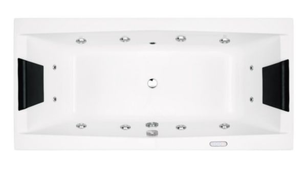 EDEN 1800x800, COMBI D AVEC DESINF. LITE CONTROL, 8 JETS WHIRLP. 16 JETS