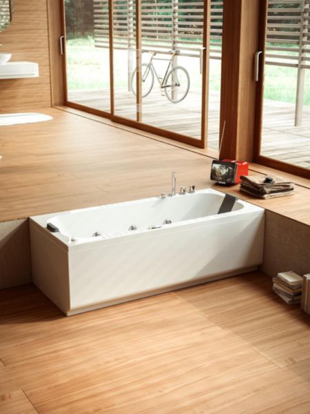 POP 1800x800 WHIRLPOOL CROSS CONTROL, AVEC DESINF. 6 JETS WHIRLPOOL, 2+2 JETS