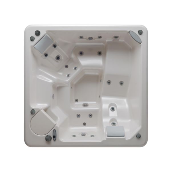 MYSPA 195_E, SPA 1860x1860, 20 HYDROJETS CHROMOTHERAPIE, RECHAUFFEUR, POMPE