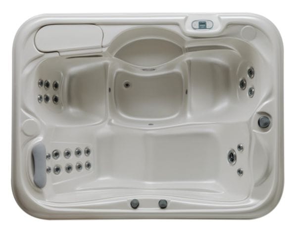 MYSPA 216, SPA 2160x1650, 22 HYDROJETS CHROMO., RECHAUF., POMPE 1 VIT., P. DE