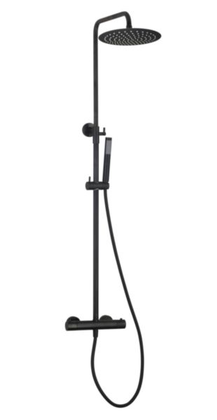 Colonne douche thermostatique ortence pvd pz noir mat