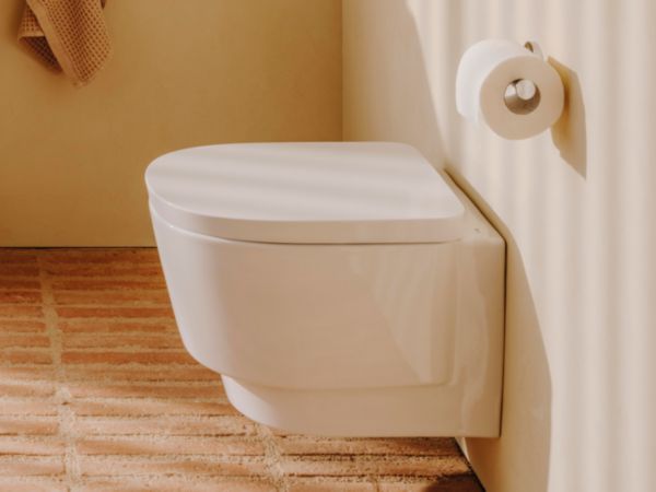 Tura cuvette de wc suspendue roca rimless® blc brillant