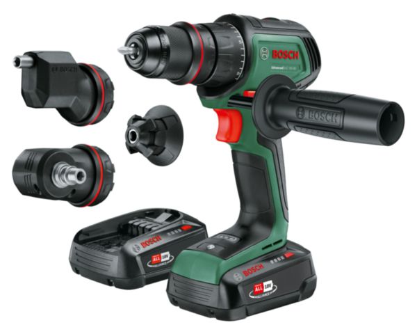 AdvancedDrill 18V-80 Quicksnap (2x 2,5 Ah) + AL18V-44 (Set 3 attachments)
