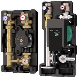 MOD. HYDRAU. DISTRI. 1 1/2''M x 1''F - AVEC CIRC. ET VANNE MEL. R296