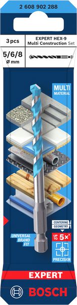 Image principale de 3 Forets Multi-mat HEX-9 EXPERT 5/6/8