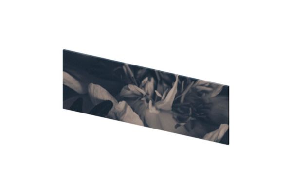 Crédence murale composite décorative Kinewall Crédence - matériau composite avec aluminium de 3 mm d'épaisseur, découpable et perçable - 91x30 floral