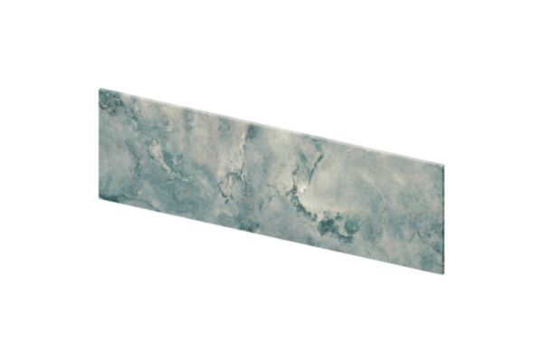 Crédence murale composite décorative Kinewall Crédence - matériau composite avec aluminium de 3 mm d'épaisseur, découpable et perçable - 101x30 marbre gris bleu