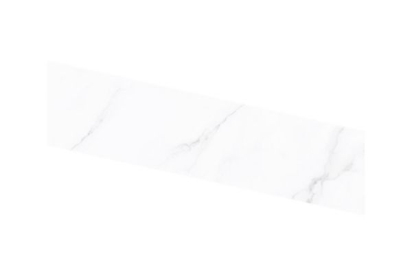 Crédence murale composite décorative Kinewall Crédence - matériau composite avec aluminium de 3 mm d'épaisseur, découpable et perçable - 121x30 marbre iceberg