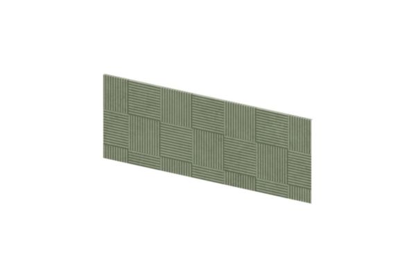 Crédence murale composite décorative Kinewall Crédence - matériau composite avec aluminium de 3 mm d'épaisseur, découpable et perçable - 81x30 piega oliva