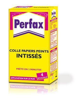 PERFAX Colle Papiers Peints Intissés Paquet, 200g