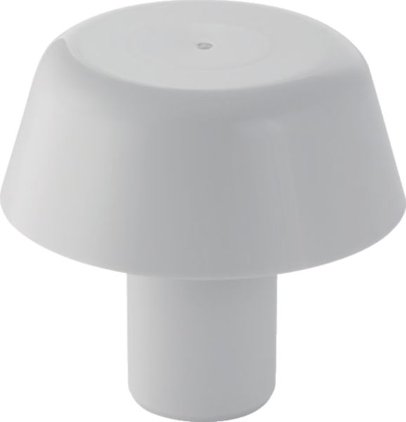 Rosace de fermeture Geberit pour siphon de lavabo: d=32mm, Blanc alpin