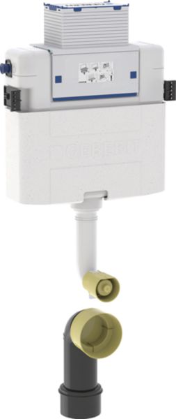 Réservoir à encastrer Geberit Omega 12 cm, 6 / 3 litres, hauteur de montage 98 cm