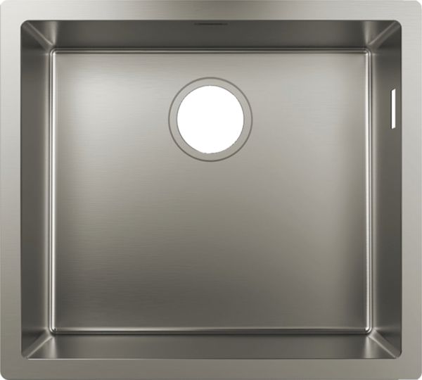Image principale de hansgrohe S71 S719-U500 Evier encastré sous plan 500, Acier inoxydable
