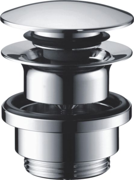 Image principale de hansgrohe Bonde Push Open, Noir chromé brossé
