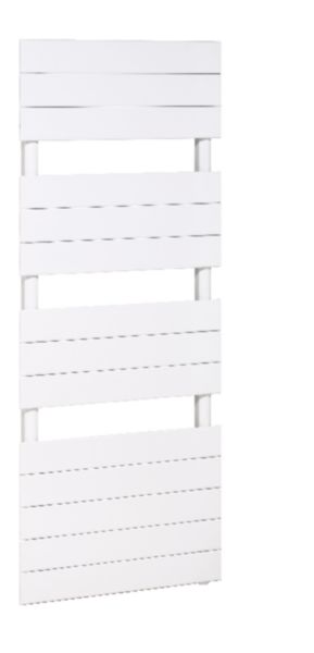 Radiateur acier salle de bains - Puissance 691 Watts Dt 50°C Puissance 368 Watts Dt 30°C - Hauteur 1480 mm Largeur 500 mm - Raccordable par le bas - Poids 16.5 kg