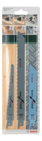 Kit de lames de scies sabres S 922 EF, S 644 D, S 1111 K