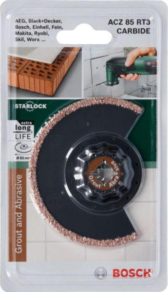 Image principale de Lame segment à concrétion carbure Starlock ACZ 85 RT3 85 mm
