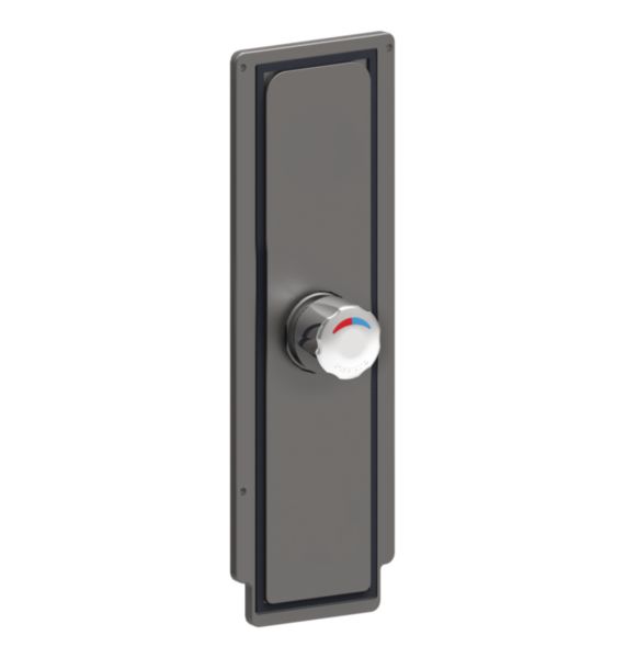Image principale de Kit Platine pour panneau de douche Prestotem 2 Alpa N avec tête fixe