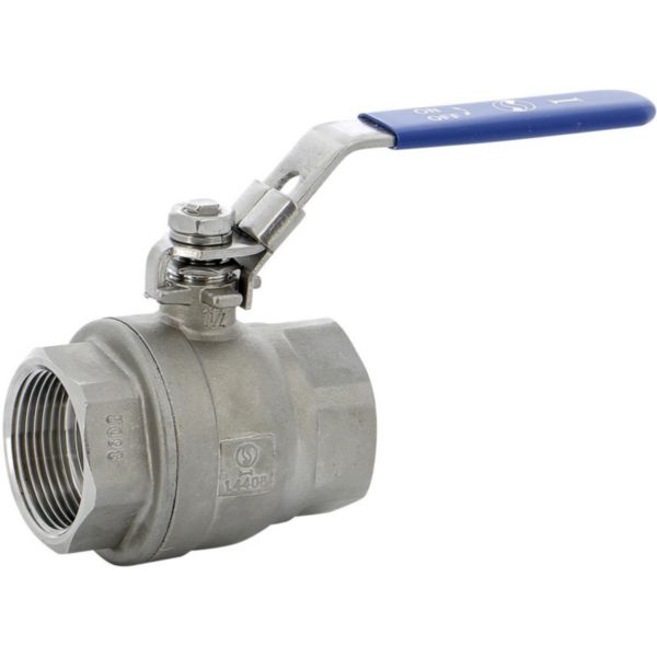 Image principale de Vanne à boisseau sphérique 2 pièces inox PN40 Série 7151 Femelle BSP DN2"