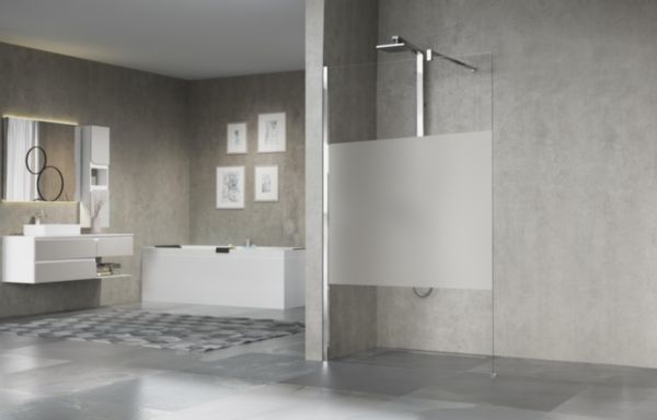 GIADA H 130 EXT.127-128.5 CM SERIG.BAND SATIN CHROME