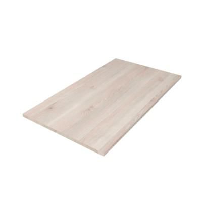 Plan de toilette X 600 Chêne Naturel dimensions mm: largeur 600 x hauteur 16 x profondeur 450 Réf. 22963 SALGAR