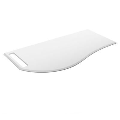 Plan de toilette MAM 900 Blanc Mat dimensions mm: largeur 900 x hauteur 12 x profondeur 500 Sur mesure Réf. 85967 SALGAR