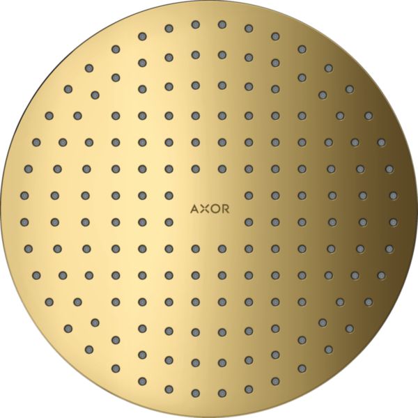 AXOR ShowerSolutions Douche de tête 250 2jet encastré plafond, Aspect doré poli