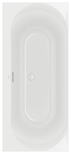 Image principale de Loop & Friends Baignoire rectangulaire OVALE, 1800 x 800 mm, Blanc