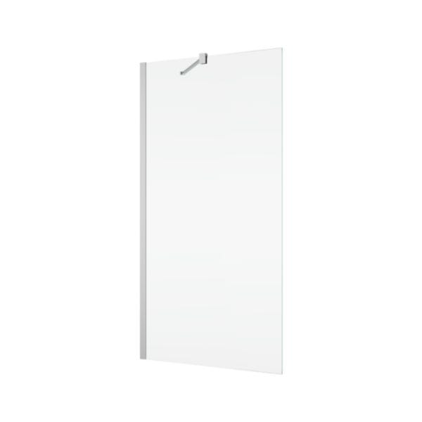 EASY - Pare-baignoire 1 paroi fixe avecrenfort d angle - 1000 x1500 - Poli-brillant - Vitrage Transparent (07) 6mm
