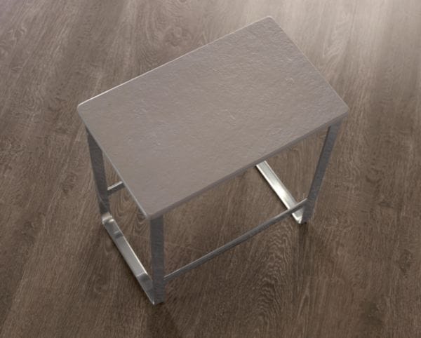 ACCESSOIRE TABOURET  STRUCTURE BLANC ARABBA CRÈME (crema) (40X45X25)