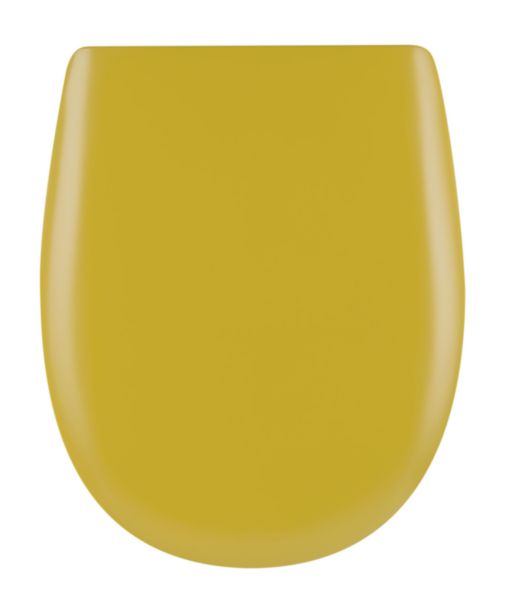 ABATTANT DE WC Ariane Soufre. Matière : Bois reticulé. Entraxe : 95-215 Largeur : 360 Longueur : 400-460 mm. Marque : OLFA