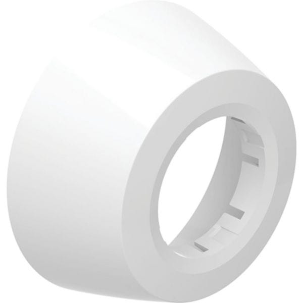 Rosace murale Geberit enfoncée: d=50mm, D=8.5cm, H=3.5cm, Blanc alpin