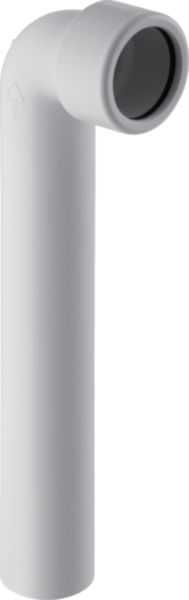 Coude de raccordement 90° Geberit: d=40mm, Gris granit L300