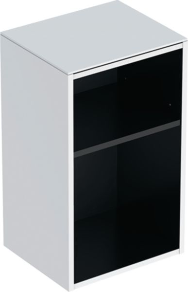 Image principale de Meuble latéral bas Geberit Smyle Square, sans porte: Largeur 36cm, Hauteur 60cm, Profondeur 29.9cm, Blanc / Laqué ultra-brillant
