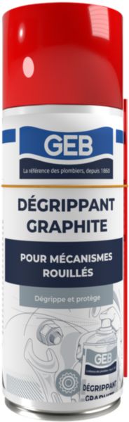 Image principale de Dégrippant lubrifiant pour mécanismes rouillés à base de graphite