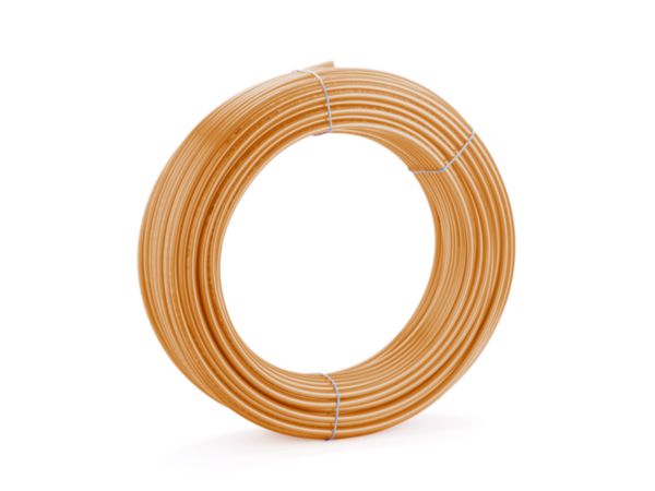 RAUTHERM tube en polyéthylène réticulé PE-Xa avec Barrière Anti-Oxygène - diamètre 16 x 1,5 mm -  en couronne de 500 m - couleur orange  - conforme marque NF 545 N°81350