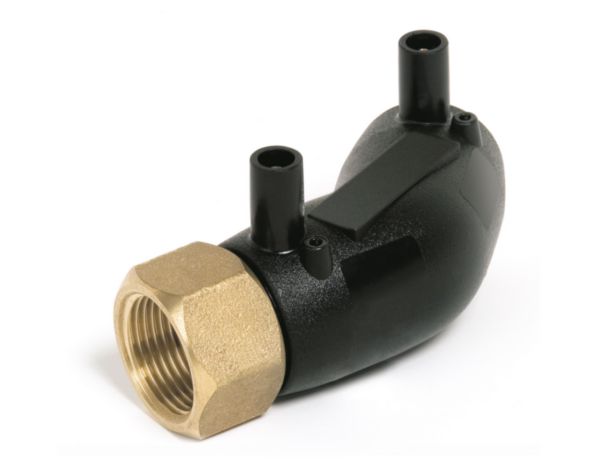 REHAU Coude 45° filet. laiton électrosoudable  40 - R 1 1/4"F