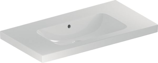 Image principale de Lavabo light Geberit iCon 90 cm avec plage de dépose avec trop-plein sans trou de robinetterie