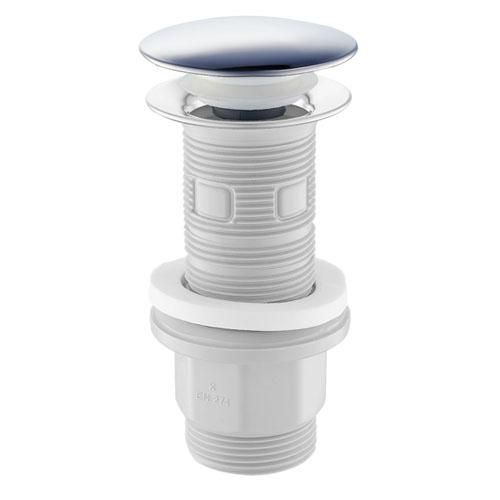 Vidage clic clac universel rond recoupable version abs chrome