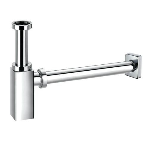 Image principale de Siphon lavabo tasse carre chrome