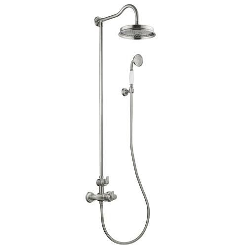 Colonne de douche thermostatique lady"s pvd grey acier