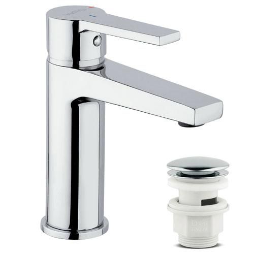 Mitigeur lavabo avec vidage clic clac le mans chrome