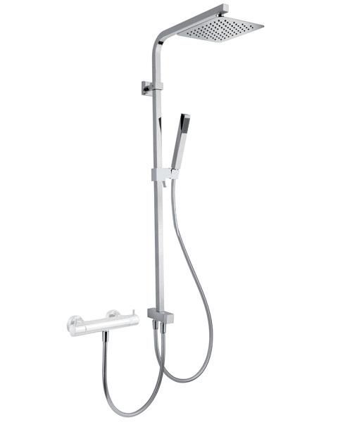 Colonne de douche renovation TANK 250 mm chrome