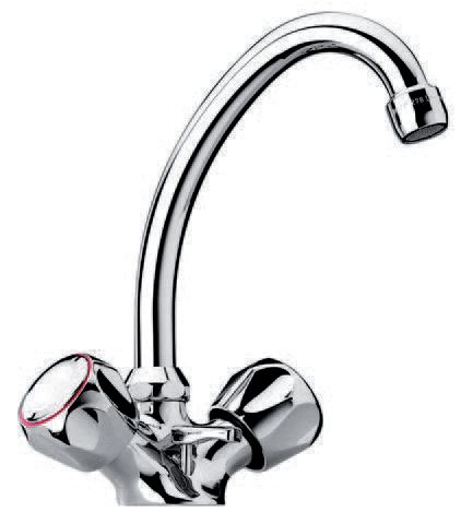 Melangeur lavabo bec mobile orchidea tevere chrome