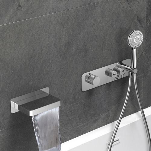 Formule bain/douche encastree spirit chrome