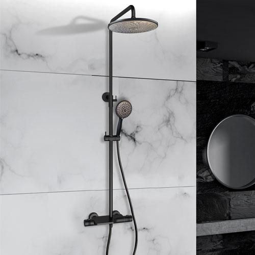 Colonne de douche thermostatique spirit PVD