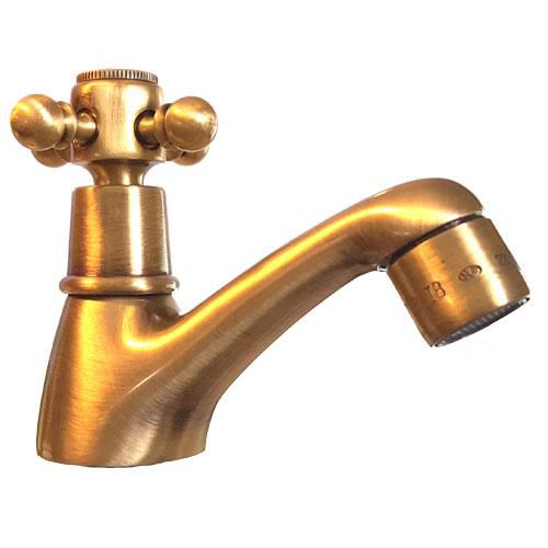Robinet simple eau froide tiffany vieux bronze